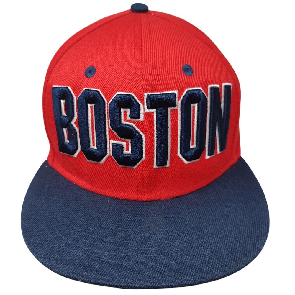 Boston Snapback Hat Multicolor OSFA Embroidered Adjustable Bay State